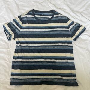 GAP Blue and Cream Striped Tee